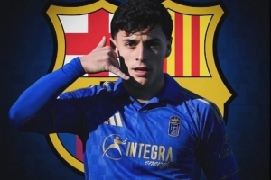 世体：皇家奥维耶多前锋华金·德尔加多将租借加盟巴萨B队