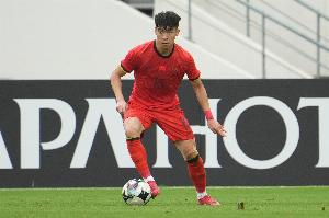 王钰栋：能够晋级因为全队都很团结 战乌兹别克斯坦全队都有信心