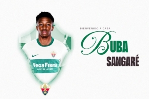 官方：埃尔切租借罗马18岁右后卫布巴·桑加雷，含买断条款