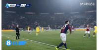 下半场闪击！拉比奥特利用对方手抛球失误爆射破门，米兰3-0领先