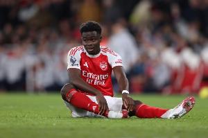 天空：阿森纳今日进行公开训练，萨卡、厄德高和廷伯缺席