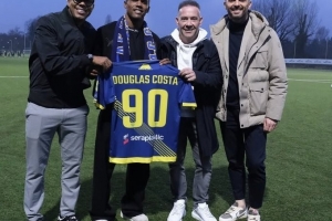 斯基拉：道格拉斯·科斯塔与意丁切沃签约至6月，夏季转投阿联酋
